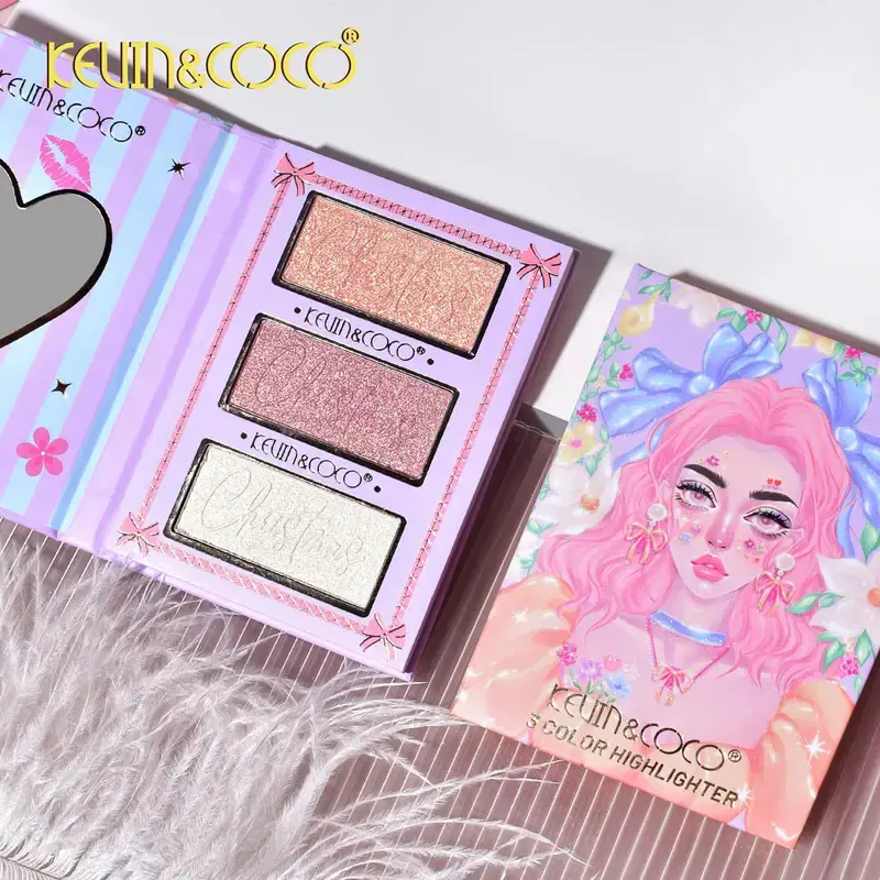 Paleta de Iluminadores Hello Girls Coquette Kevin & Coco