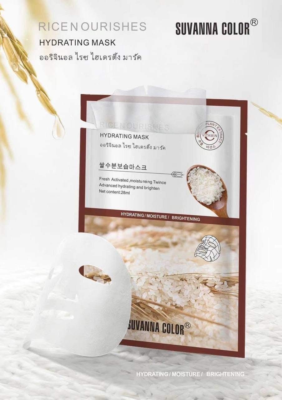 Mascarilla facial de arroz