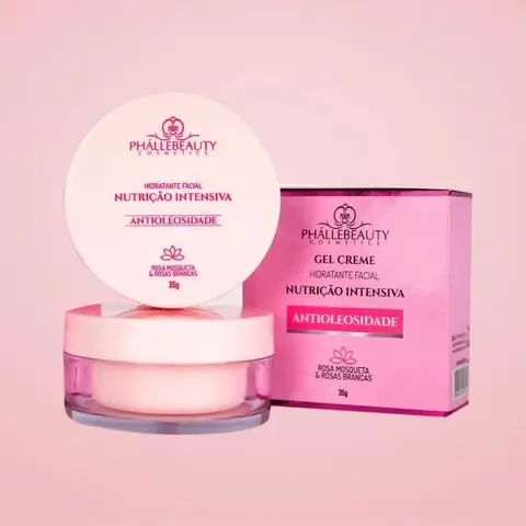 Gel crema de rosa mosqueta antioleosidades dé Phalleabeauty
