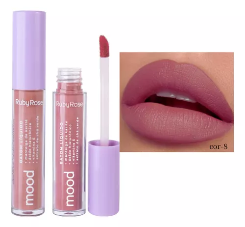 Labial líquido matte larga duración-mood Ruby Rose