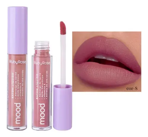 Labial líquido matte larga duración-mood Ruby Rose