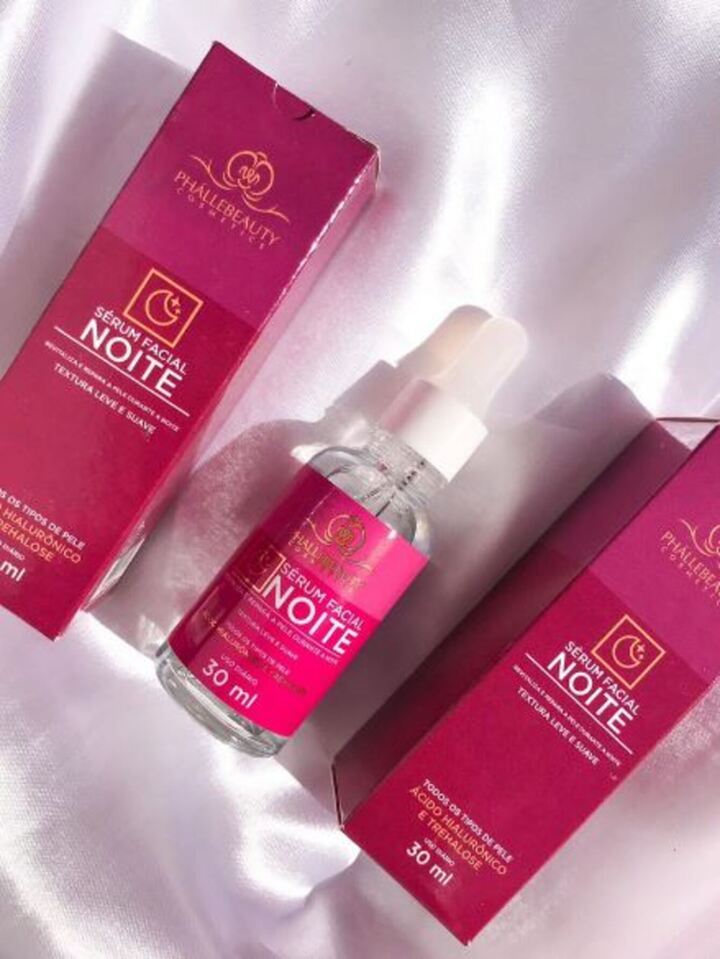 Serum facial noche con ácido hialuronico
