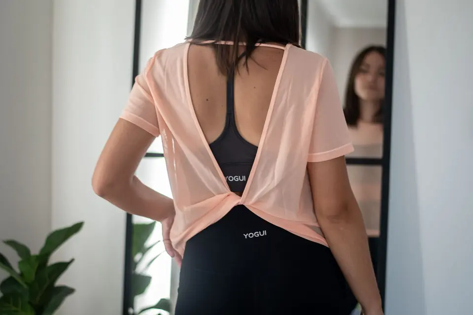 Remera Namasté - Malibu Peach