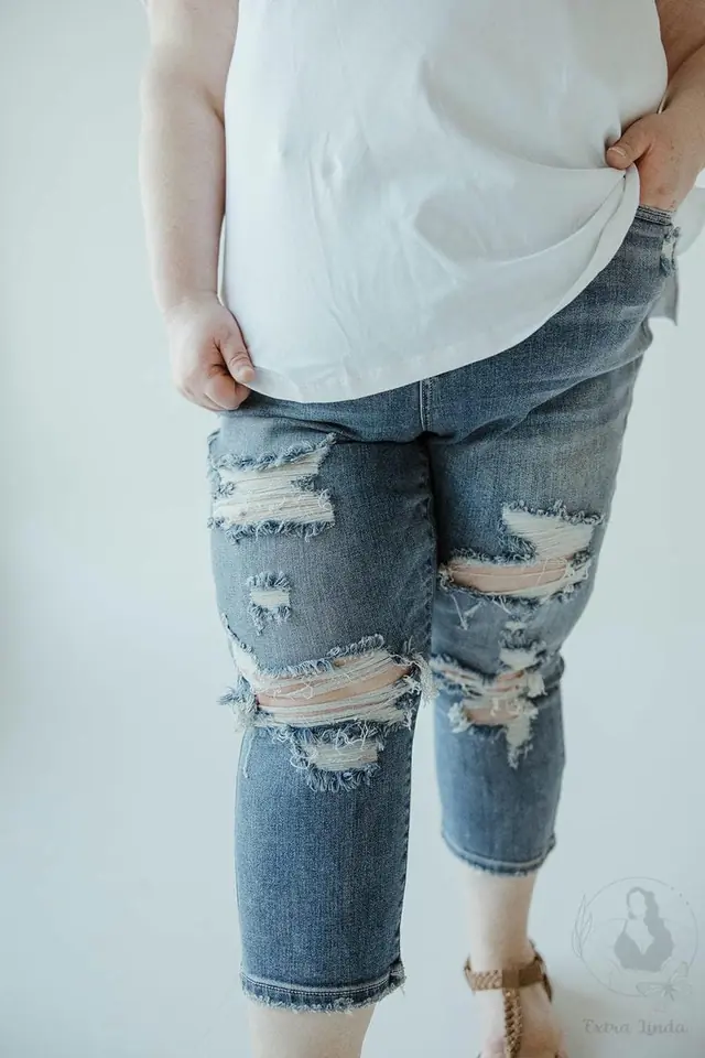 Capri de jean 82258