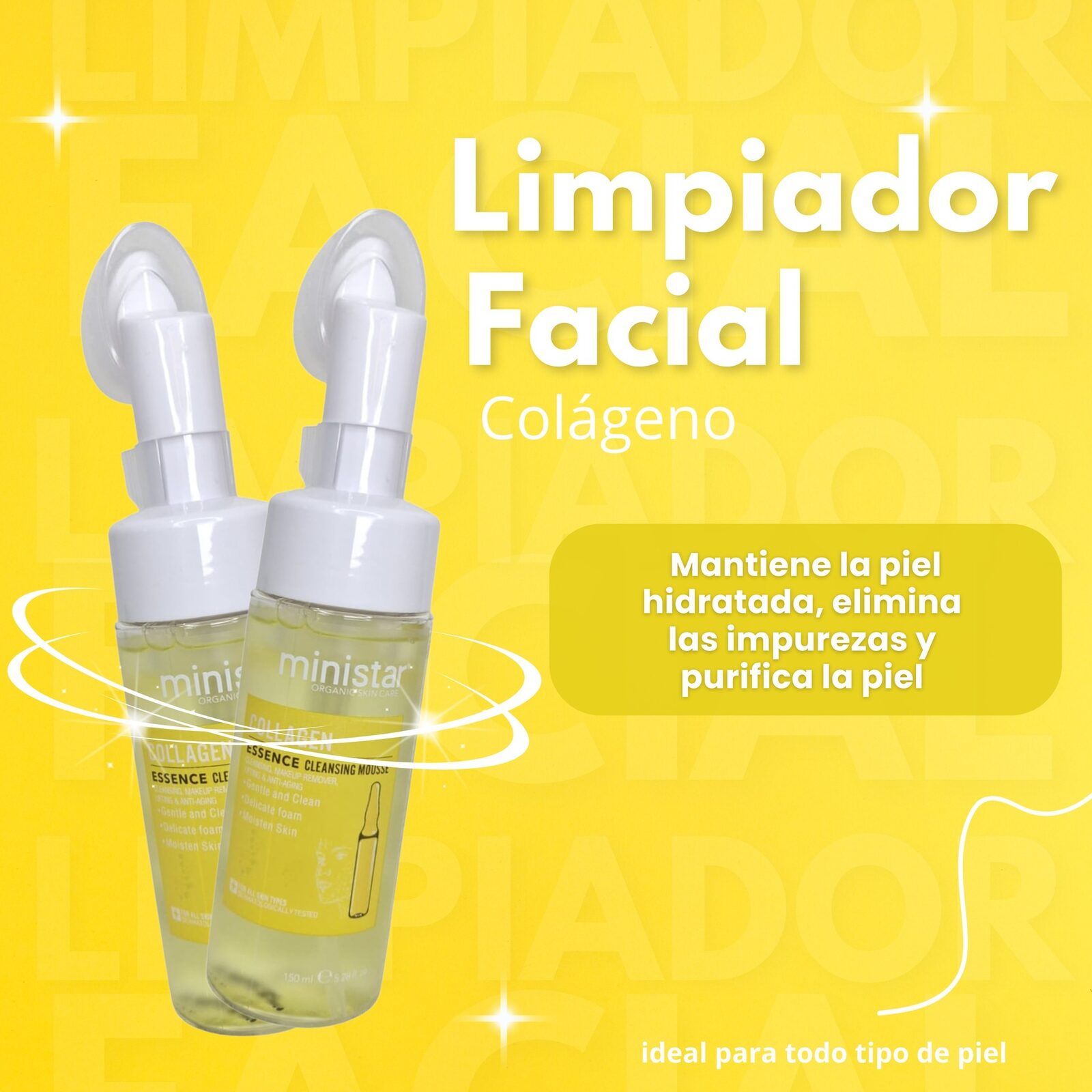 Espuma Facial con Colágeno