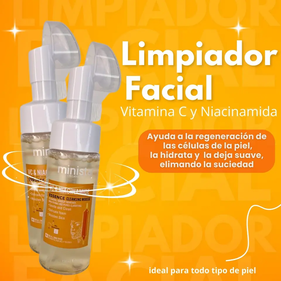 Espuma Facial con Vitamina C y Niacinamida