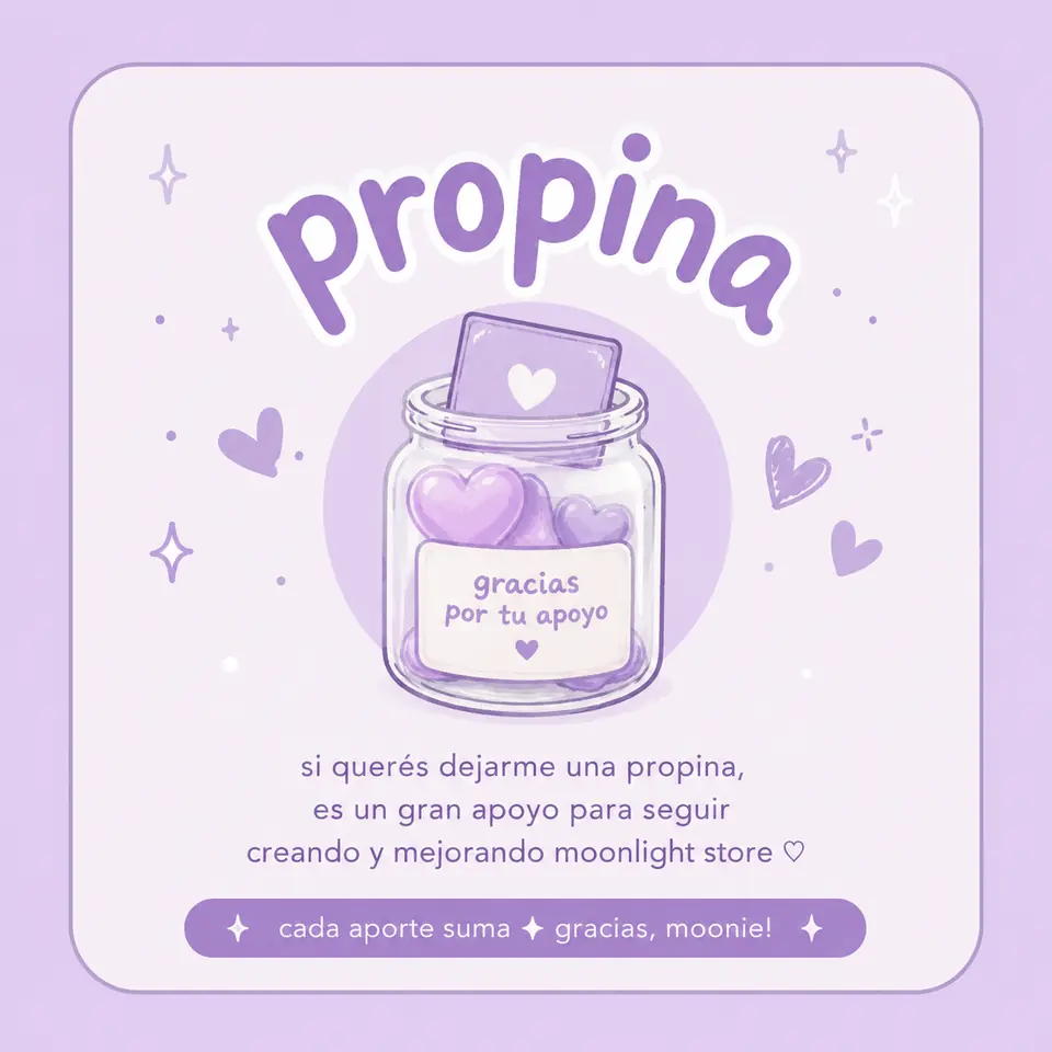 Apoyá a Moonlight Store ♡