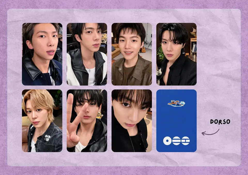 BTS - Keep Swimming to BTS Raffle Event Photocard Set