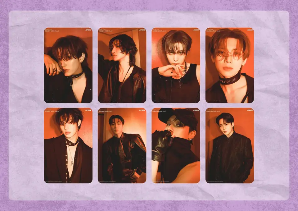 ATEEZ - 'GOLDEN HOUR : Part.3' #1 Photocard Set