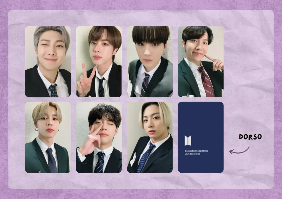 BTS - 8th ARMY Membership Kit Photocard Set