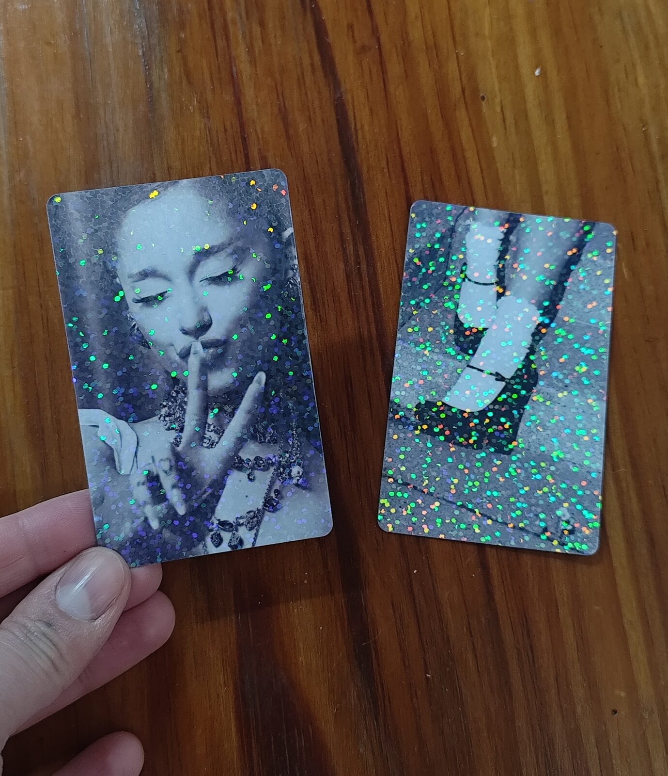 Photocard Personalizada Holográfica (Dorso Blanco)