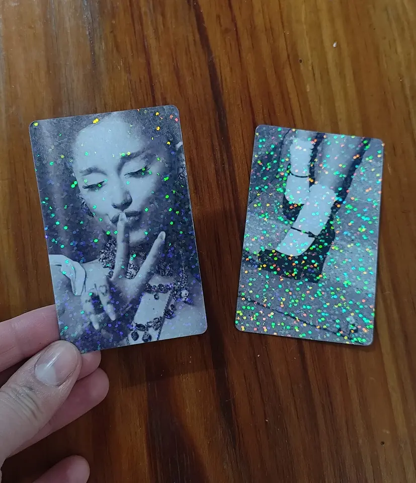 Photocard Personalizada Holográfica (Dorso Blanco)