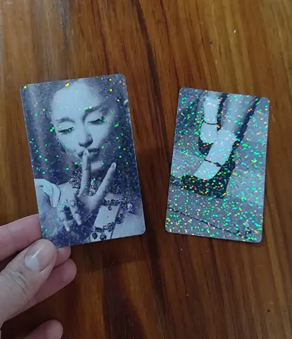 Photocard Personalizada Holográfica (Dorso Blanco)