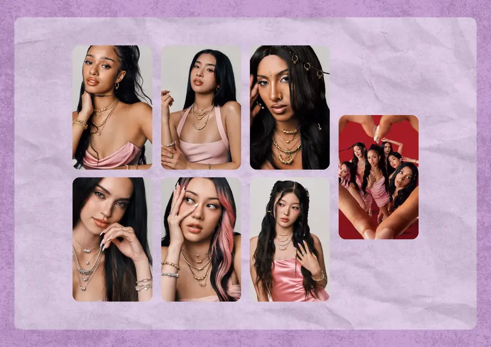 KATSEYE X Pandora - Valentine’s Day Collection #1 Photocard Set
