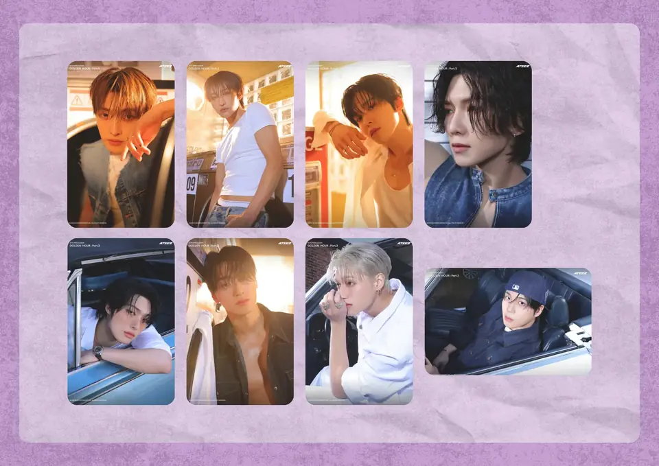 ATEEZ - 'GOLDEN HOUR : Part.3' #3 Photocard Set
