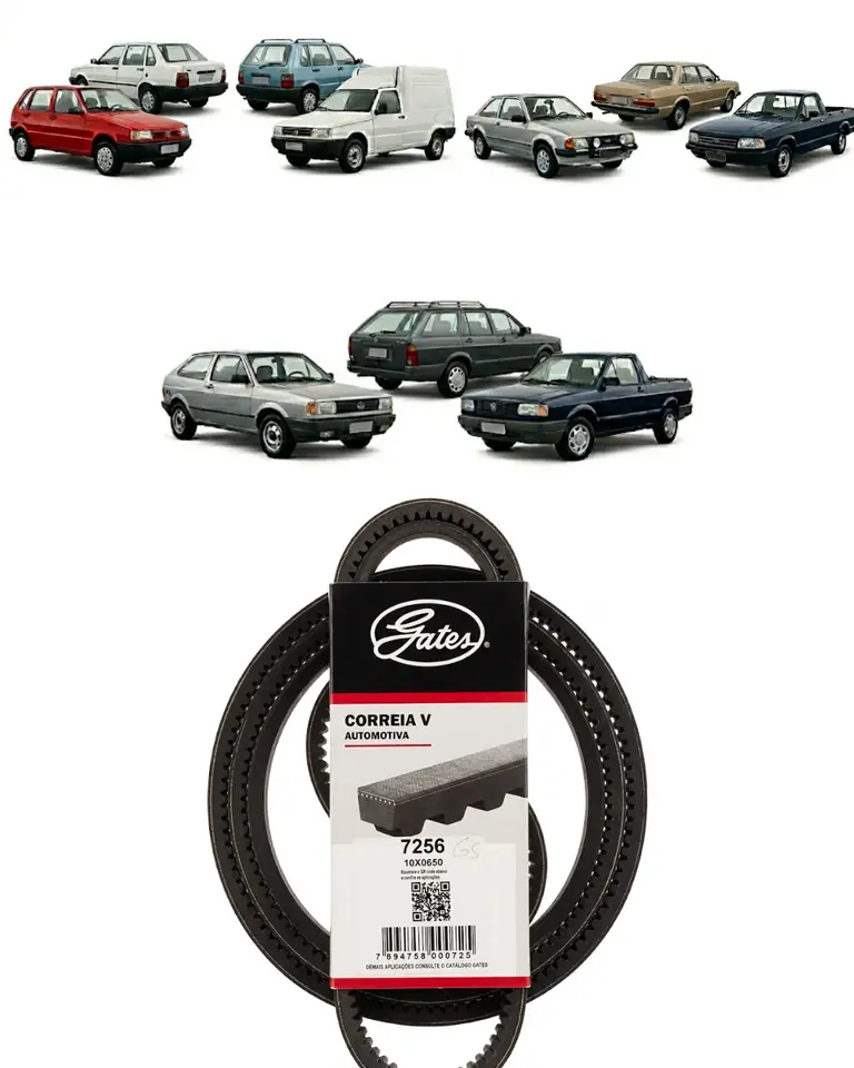 Correa en V Automotriz Gates 7256 (10X0650)
