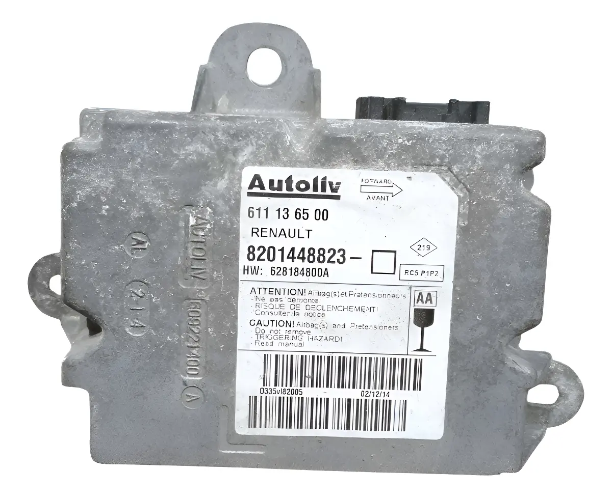 Reinicio del módulo de airbag maestro Renault 611136500 8201448823