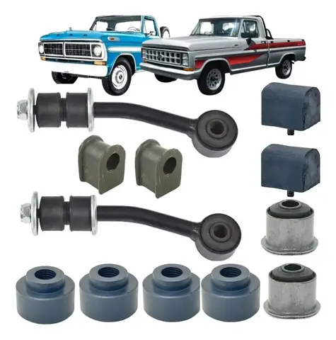 Kit de reparación de buje de goma para eje de suspensión F100/F1000 (1984-1992)