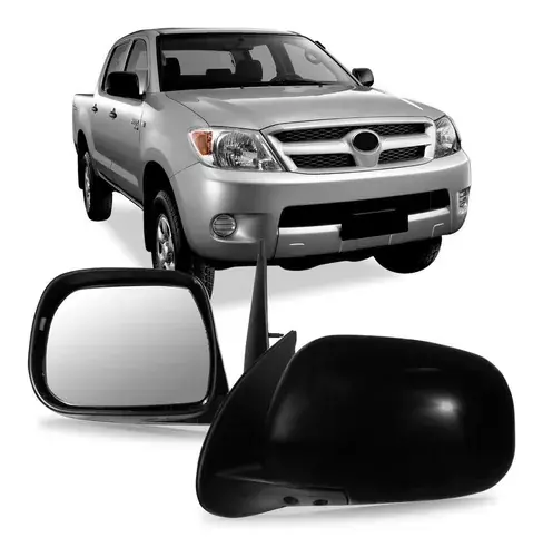 Espejo Manual Hilux & SW4 11 10 09 08 07 06 05 Negro l/d
