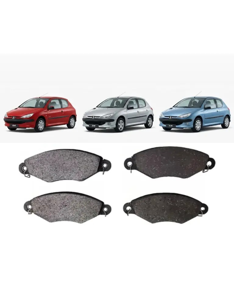 Juego de Pastillas de Freno Delantero — Speed Brake (Peugeot 206 — Sistema Bosch)