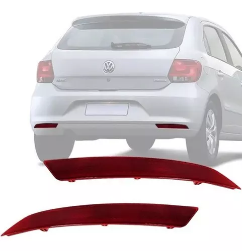 Par Reflectores Traseros Gol G6 2013 2014 2015 2016 Parachoques