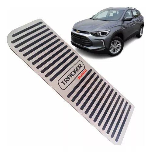 Reposapiés de acero inoxidable cepillado GM para Chevrolet Tracker