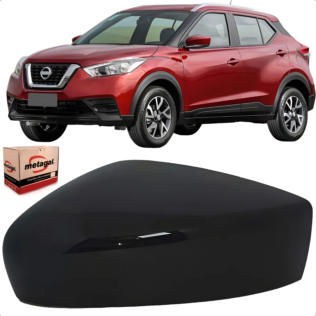 accesorios nissan kicks 2017 Moldura chofer Carcasa espejo chofer Farol trasero izquierdo (chofer) Antena