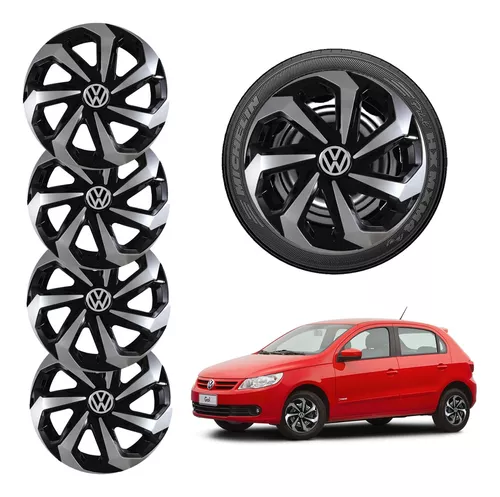 Juego 4 taza Aro 14 Spider Esportiva Vw Saveiro Gol Voayge