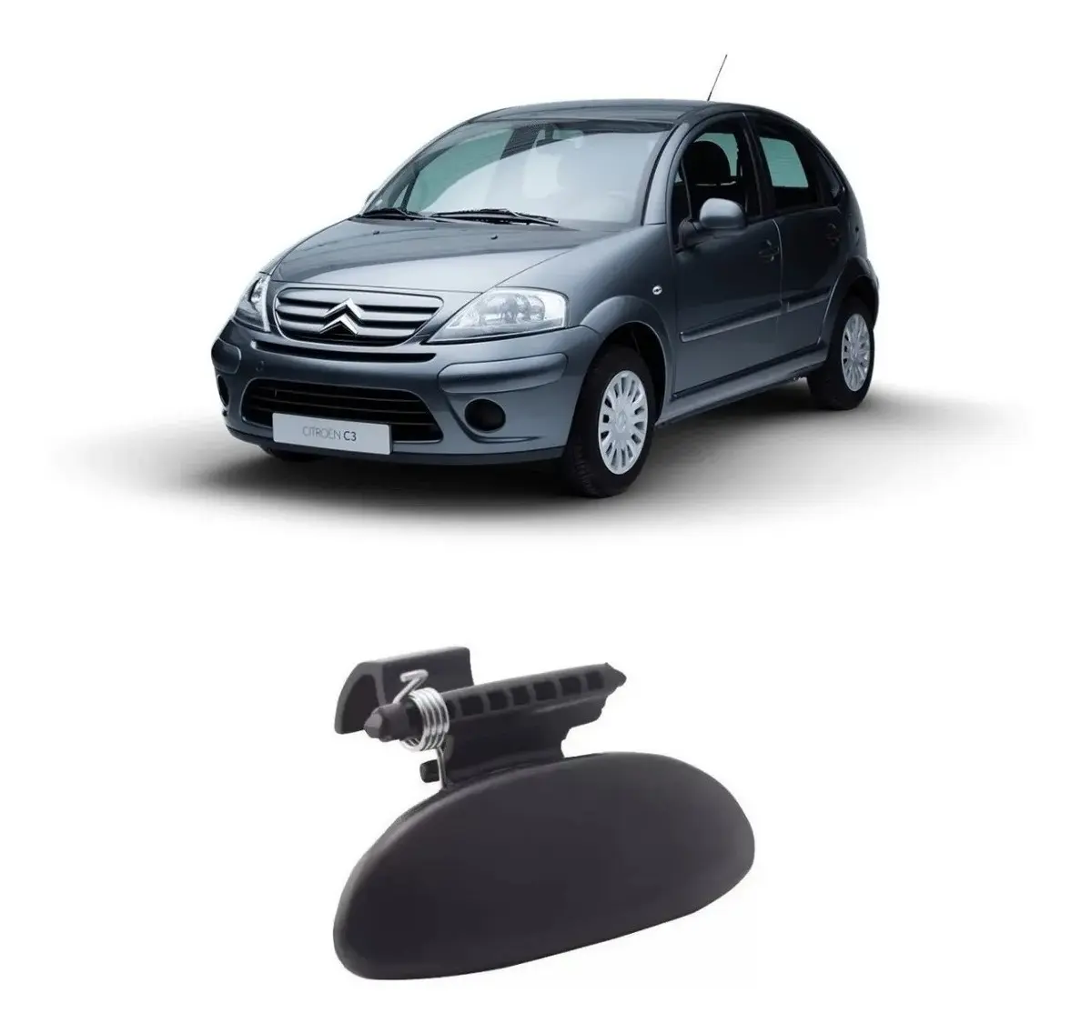 Manija  guantera   C3 2003 A 2012 Negra