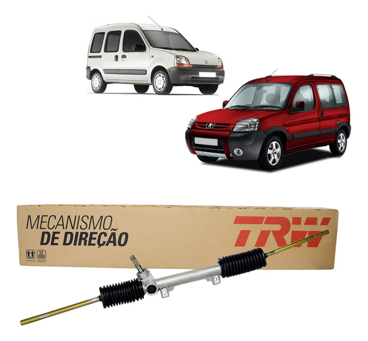 Cremallera de dirección Mecánica Partner Furgon 1999 2000 01 02 03 04