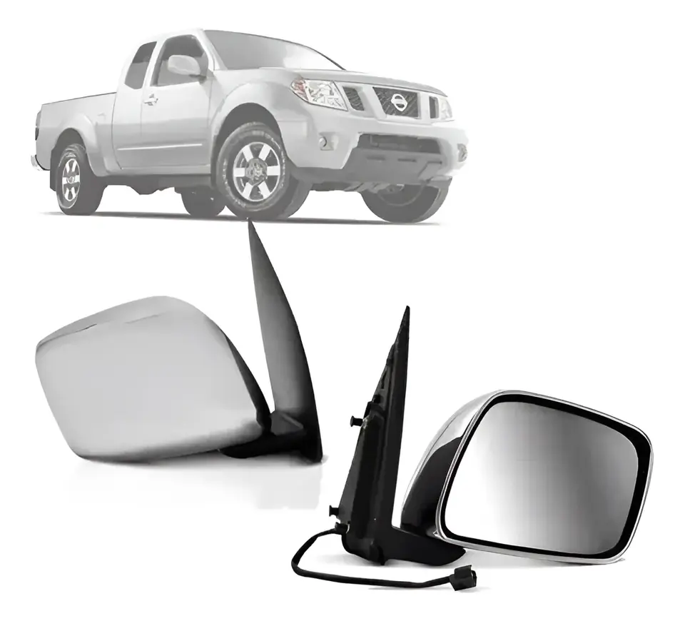 Retrovisor Cromado Electrico Frontier 2008 2009 2010 2011 12 13