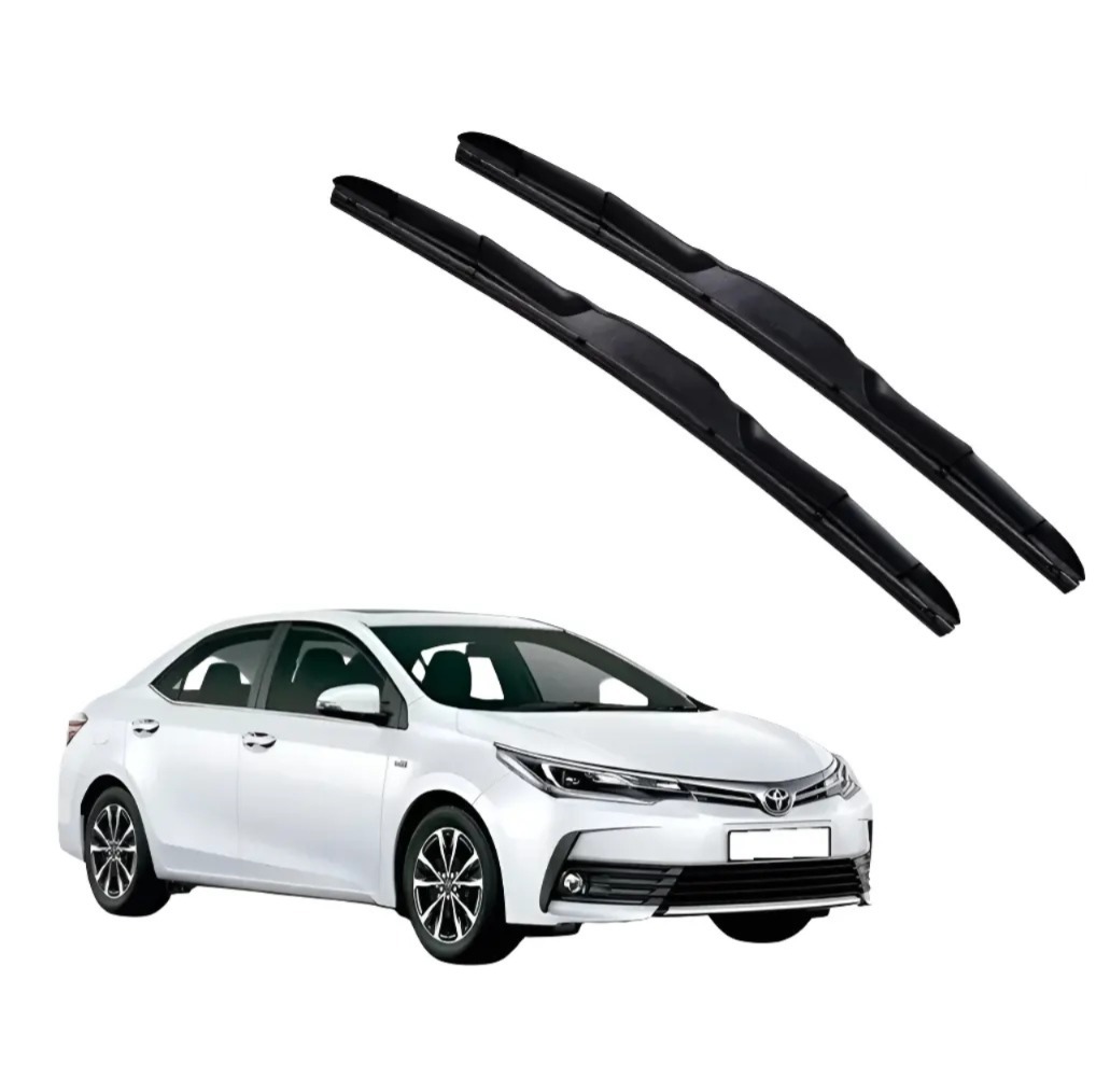 Par de escobillas híbridas originales Dyna para Toyota Corolla 2015 a 2021