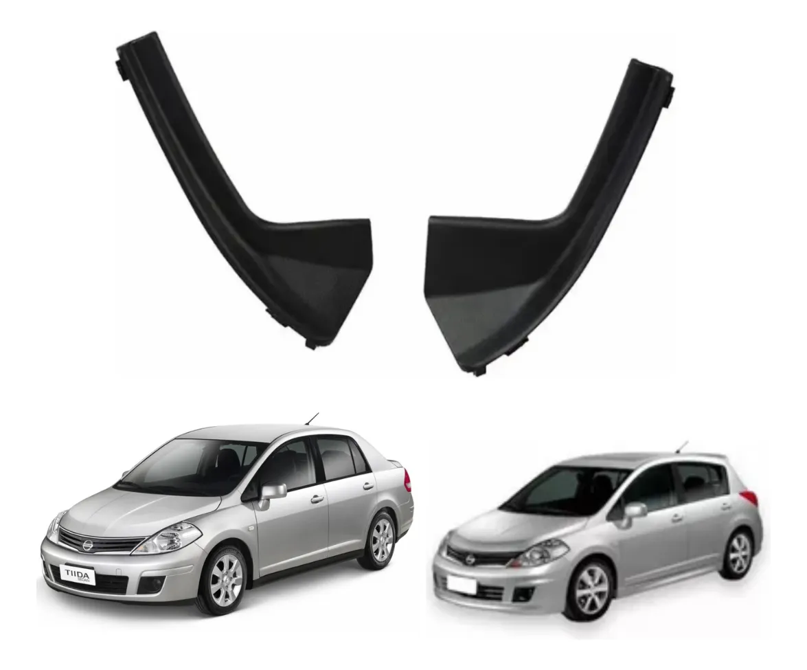 Par De Acabamento Churrasqueira Párabrisa Nissan Tiida