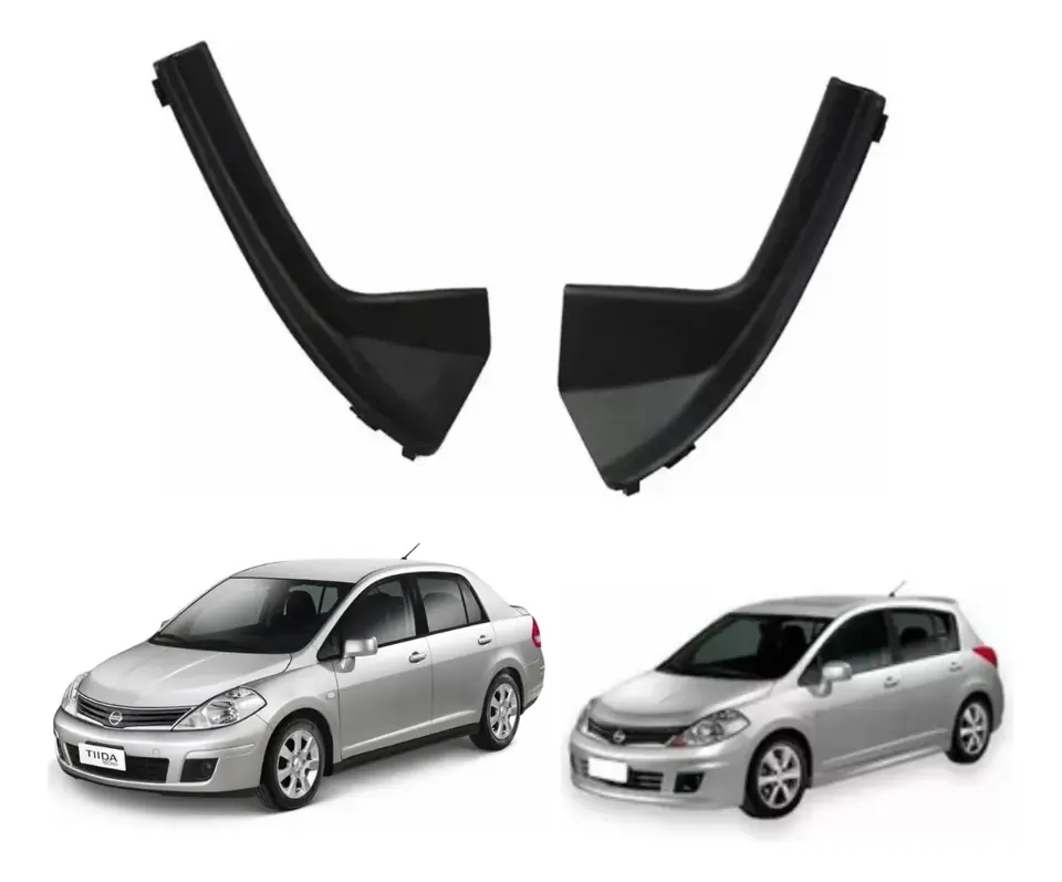 Par De Acabamento Churrasqueira Párabrisa Nissan Tiida