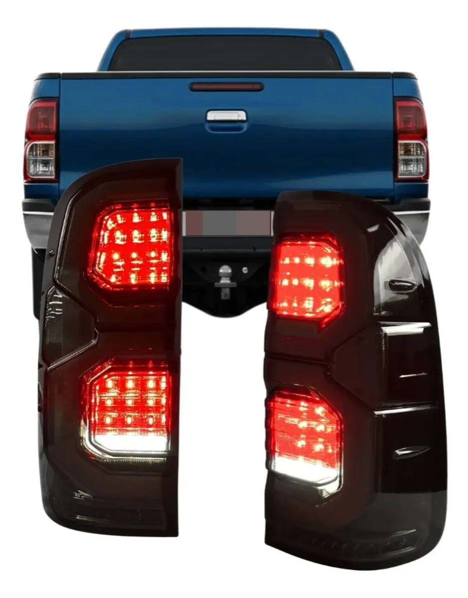 Par de Faros Traseros Full LED GR para Toyota Hilux 2005–2015