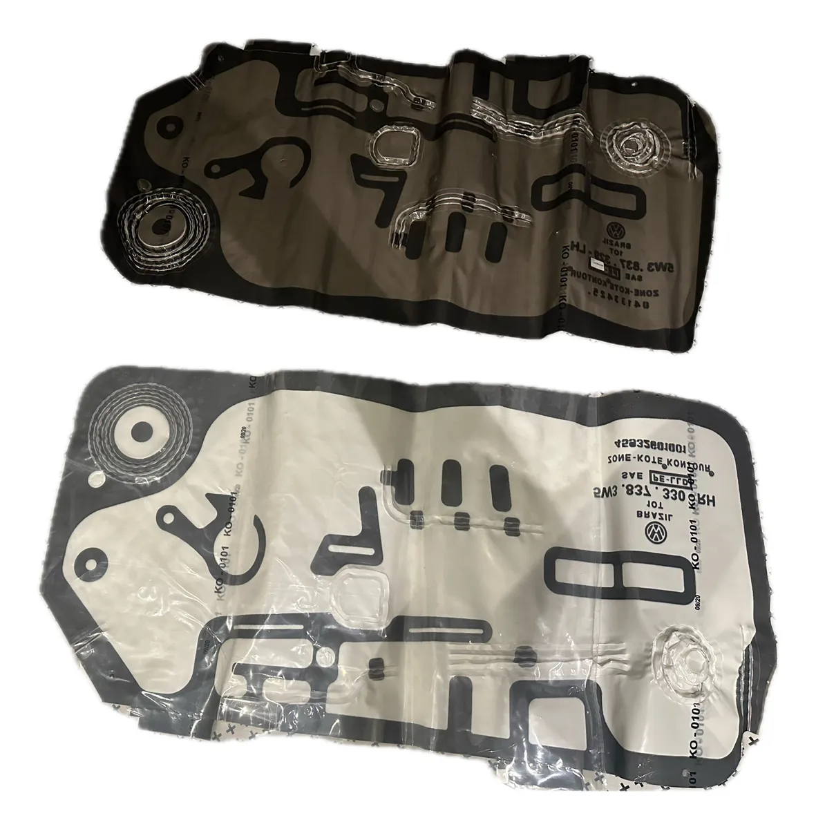 Mantas protectoras de plástico para el revestimiento del Gol Parati de 2 puertas, G2, G3, G4