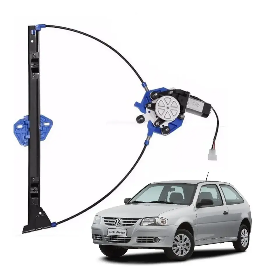 Máquina de Vidrio Eléctrico con Motor para Volkswagen Gol G3 y G4 2 Puertas