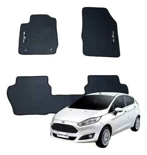 Alfombra Ford New Fiesta 2014/2017 Goma 03 Piezas