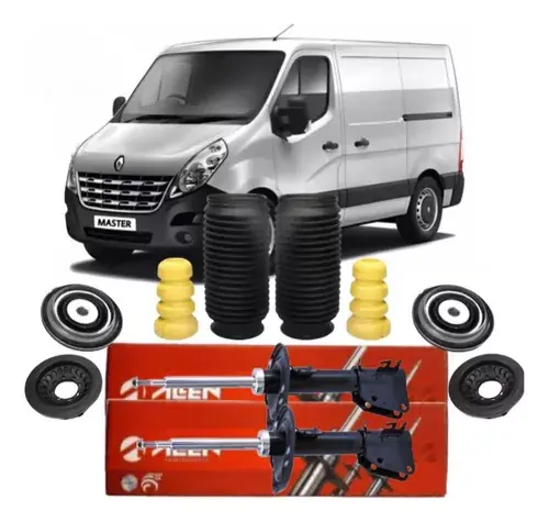 Par de amortiguadores +kit delantero Renault Master 2014 2015 2016