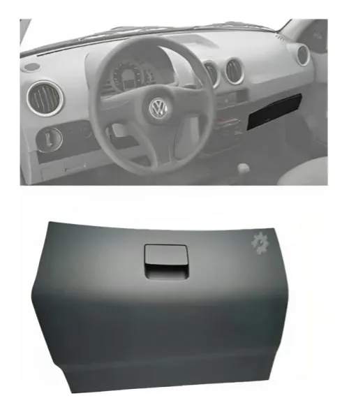 Tapa de guantera gris para Gol Saveiro Parati G4 2007-2014