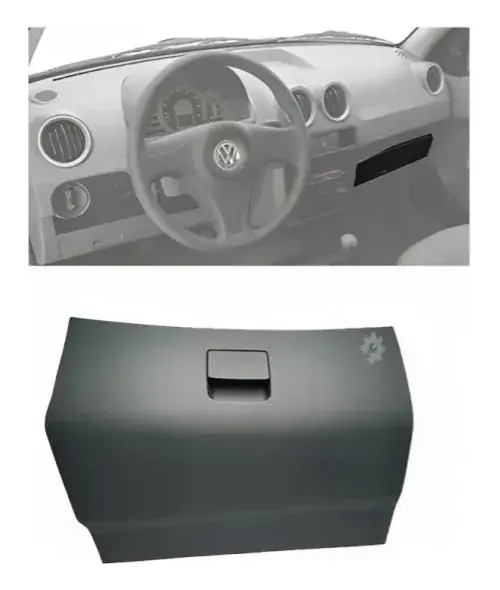 Tapa de guantera gris para Gol Saveiro Parati G4 2007-2014