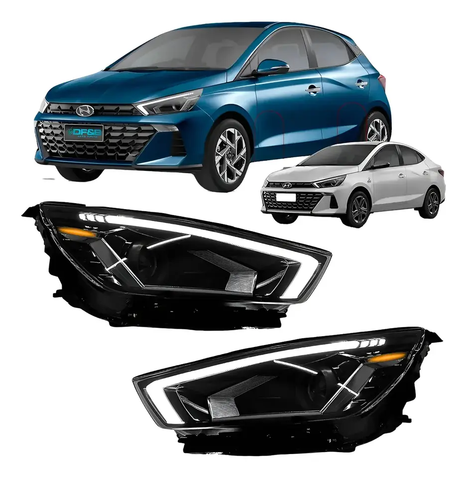 Faro Delantero Full LED para Hyundai HB20 Hatch y Sedan 2023–2025 – Derecho o Izquierdo
