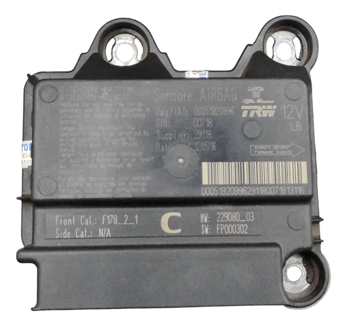 Modulo Central Air Bag Fiat Strada 1.4 2015 2016 2017 2020