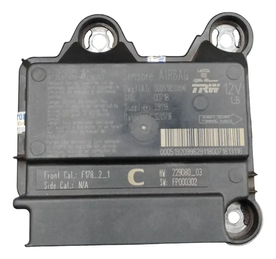 Modulo Central Air Bag Fiat Strada 1.4 2015 2016 2017 2020