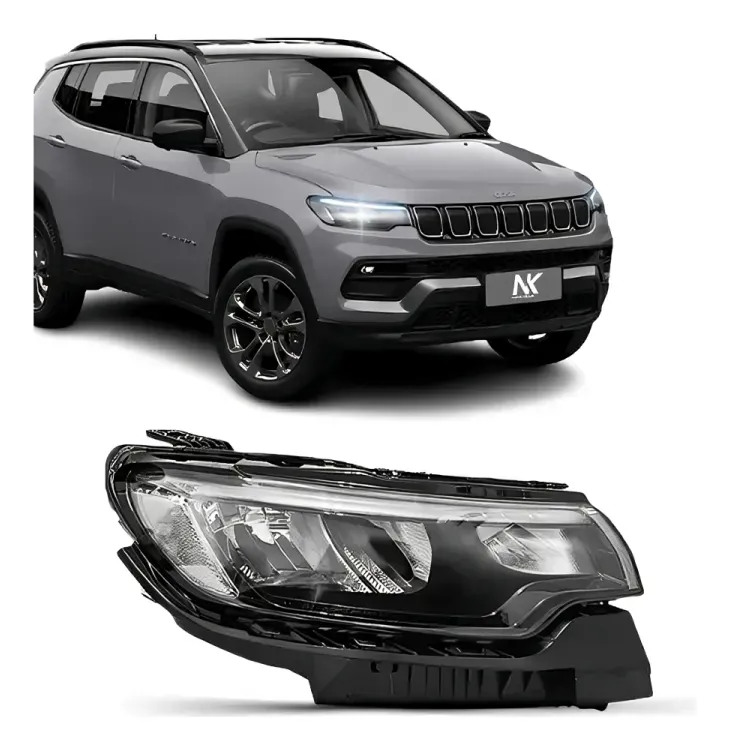Farol delantero LED completo para Compass 2022, 2023 a 2026 (lado derecho)