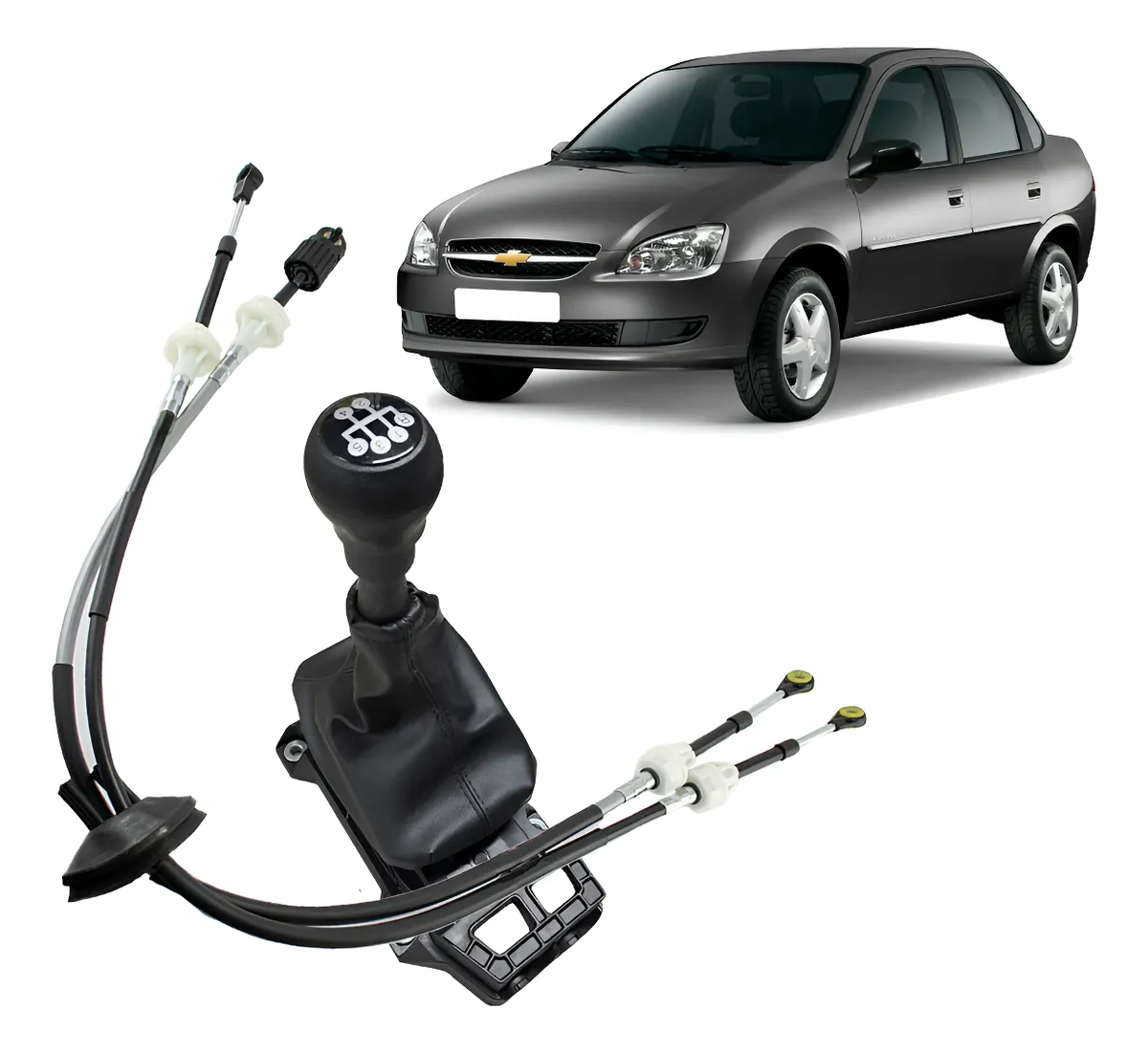 Palanca de cambios con cables  Corsa Classic 2005 a 2014