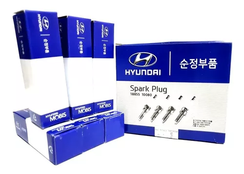Kit 4 Bujias Iridio Ngk Original Hyundai Silzkr6b10e