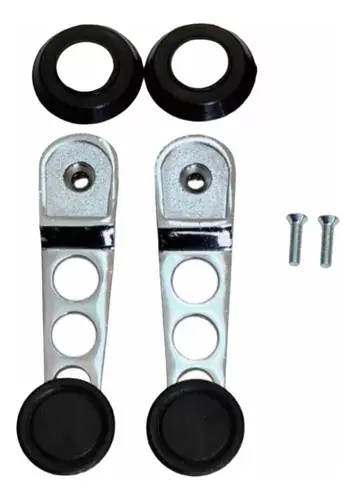 Par de manija vidrio cromadas Sport Glass Escarabajo Kombi Brasilia