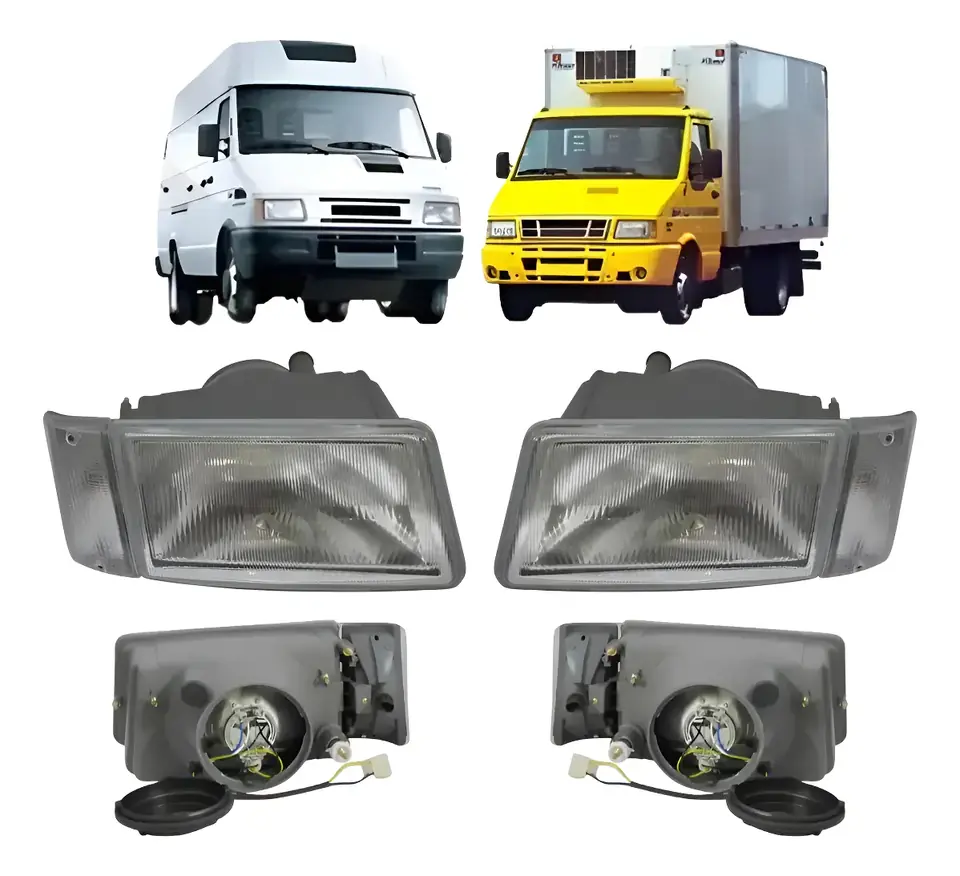 Par de faros delanteros originales para Daily (1995–2007)