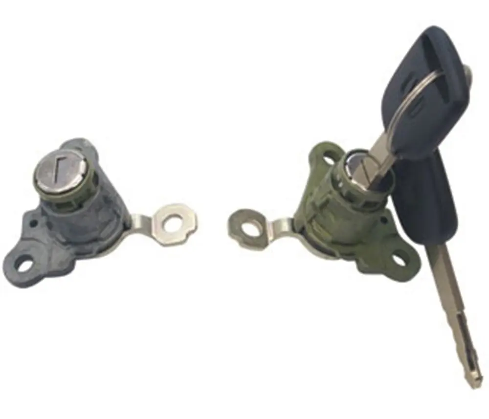 Par de cilindros de cerradura para puertas delanteras con llave para Honda Fit 2003–2008